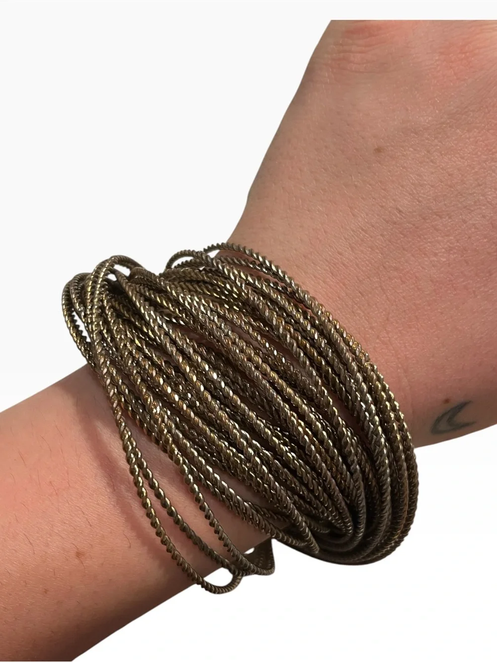 🍭5 for $20🍭 Multi Layer Linked Metal Bangle Bracelet CC X